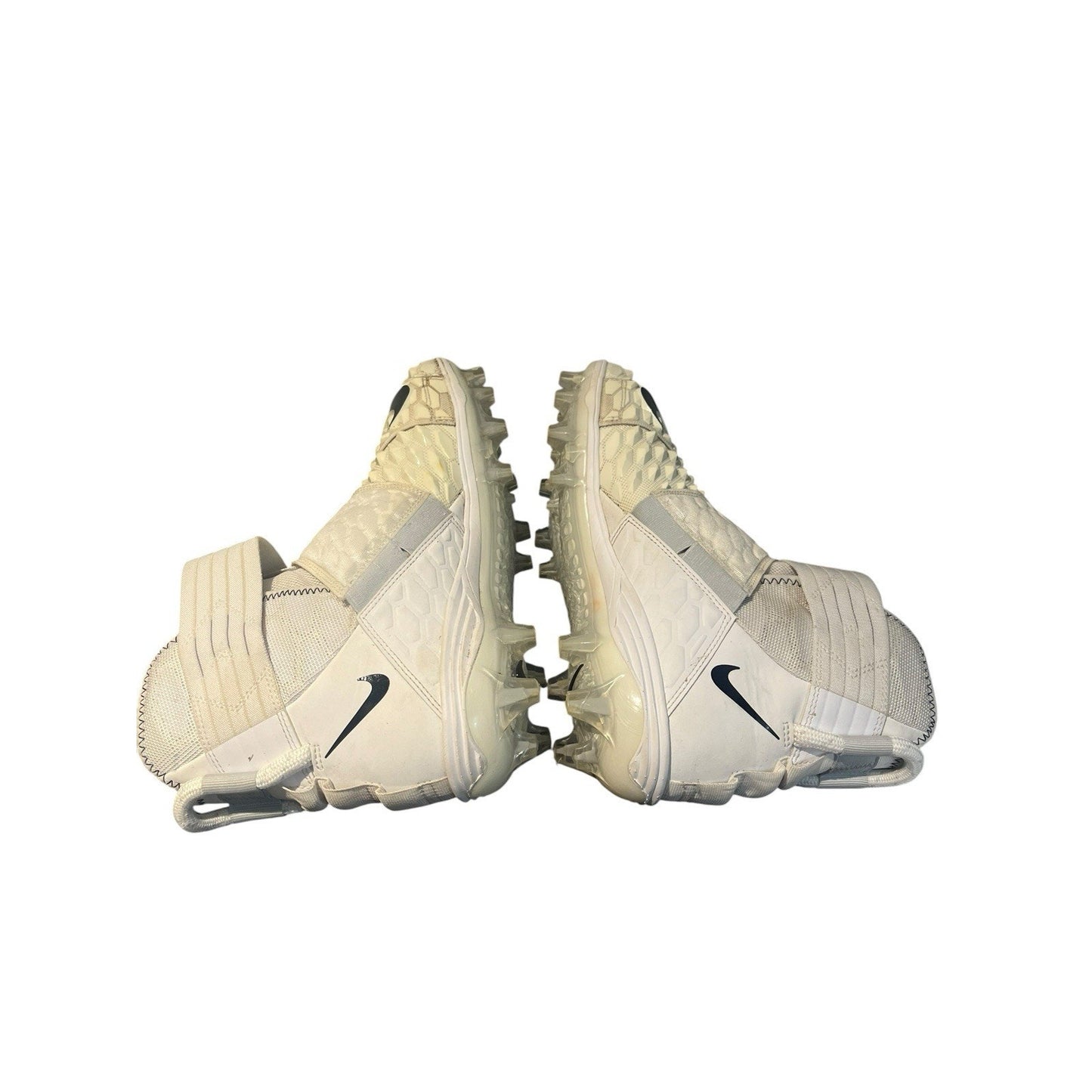 Nike Force Savage Elite 2 TD White High Football Cleats, Size 9 AH3999-100