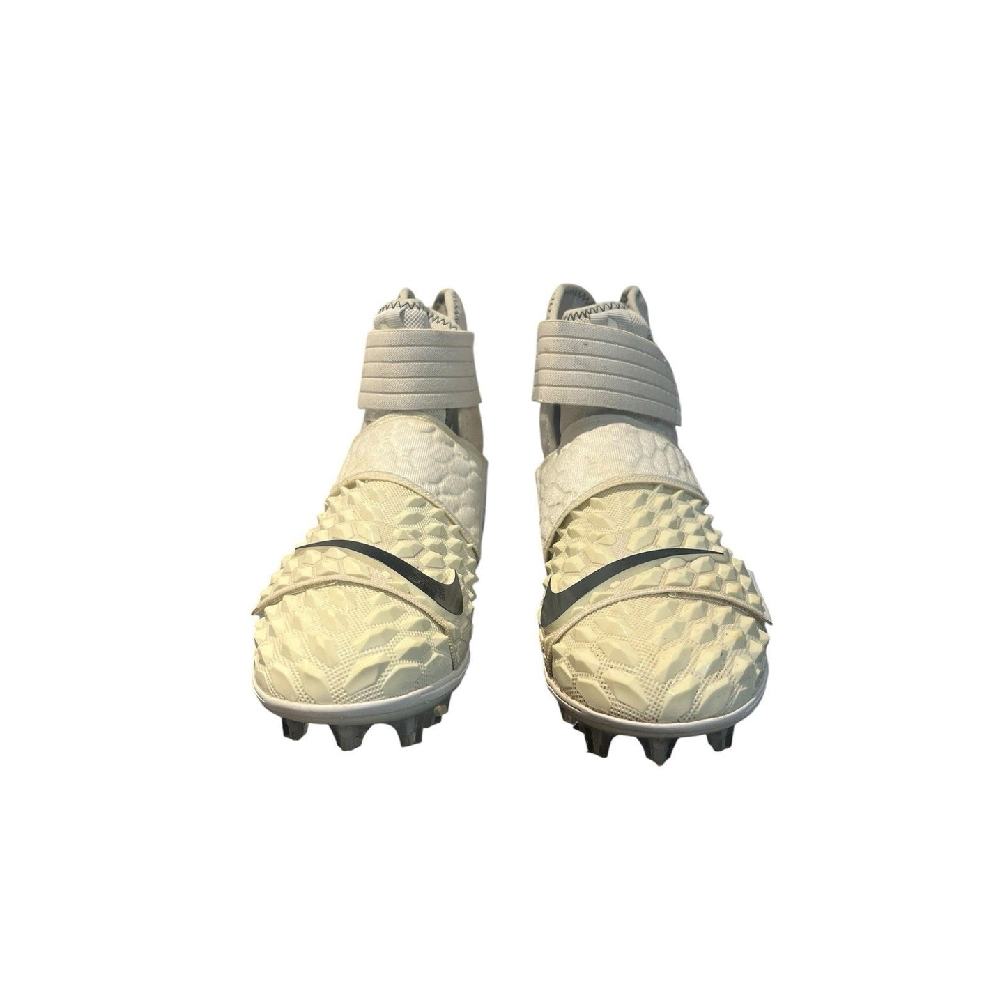 Nike Force Savage Elite 2 TD White High Football Cleats, Size 9 AH3999-100