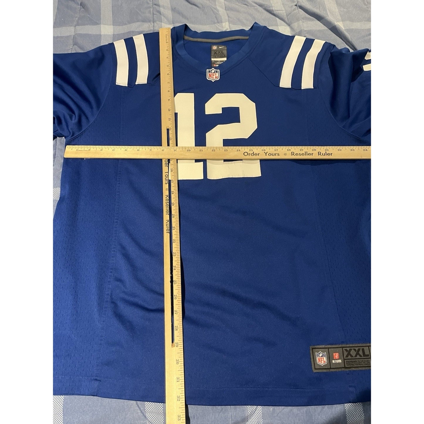 Nike On Field Men's 2XL #12 Andrew Luck Indianapolic Colts football jersey