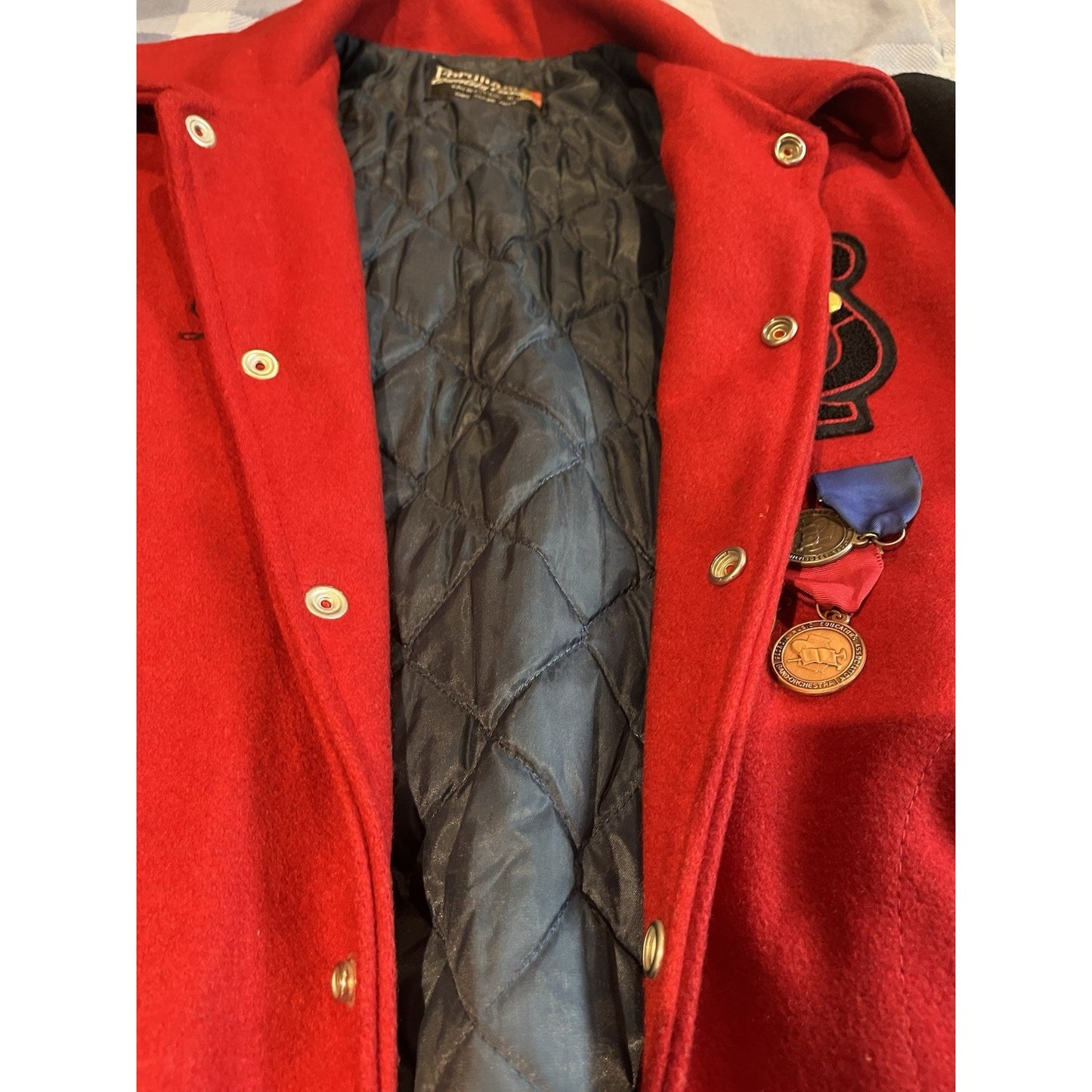 Vtg Fordham Men's M Jackson County High school wool varsity jacket