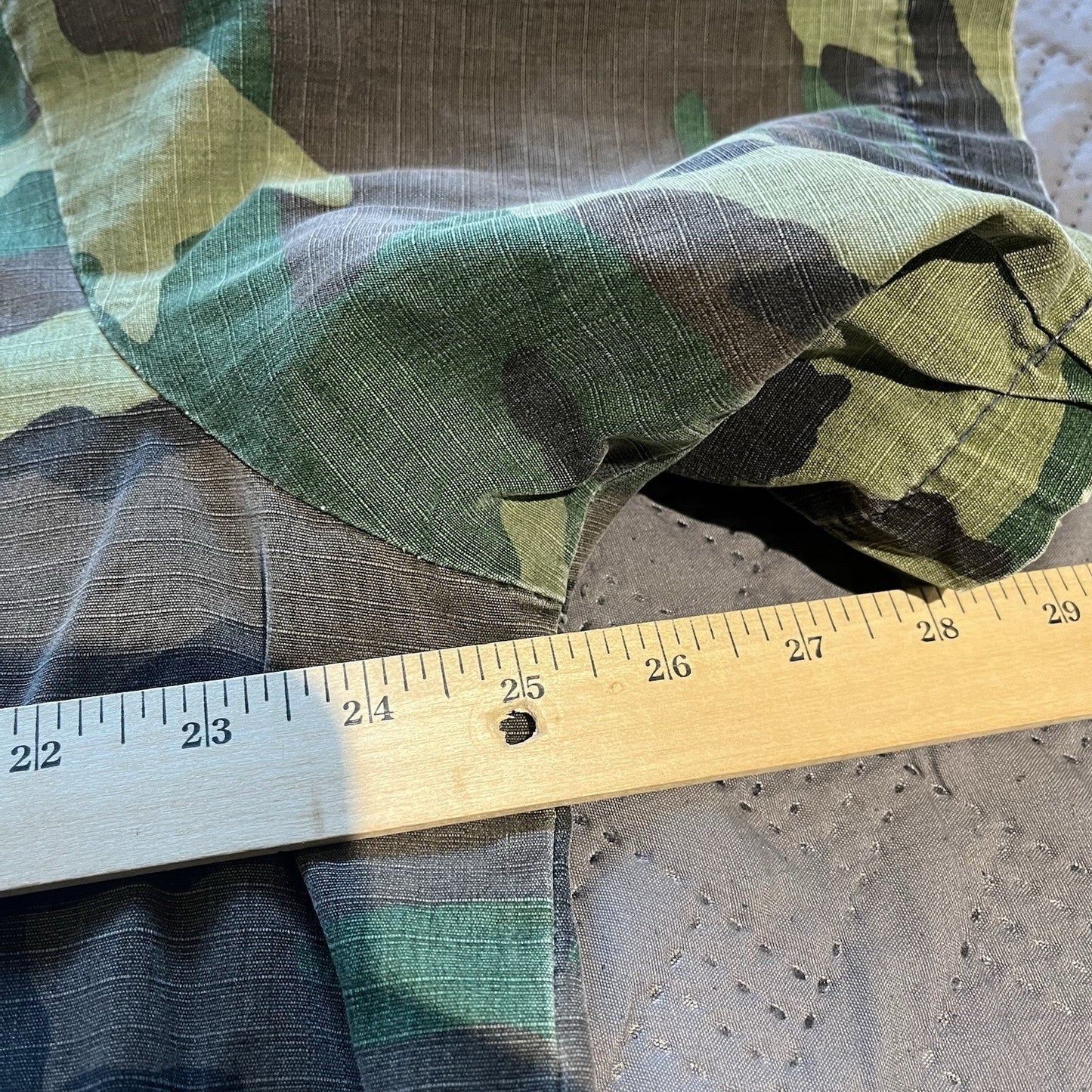 Vtg Rattlers Brand Men's XL Camo army Flannel Button-Up Shirt USA made