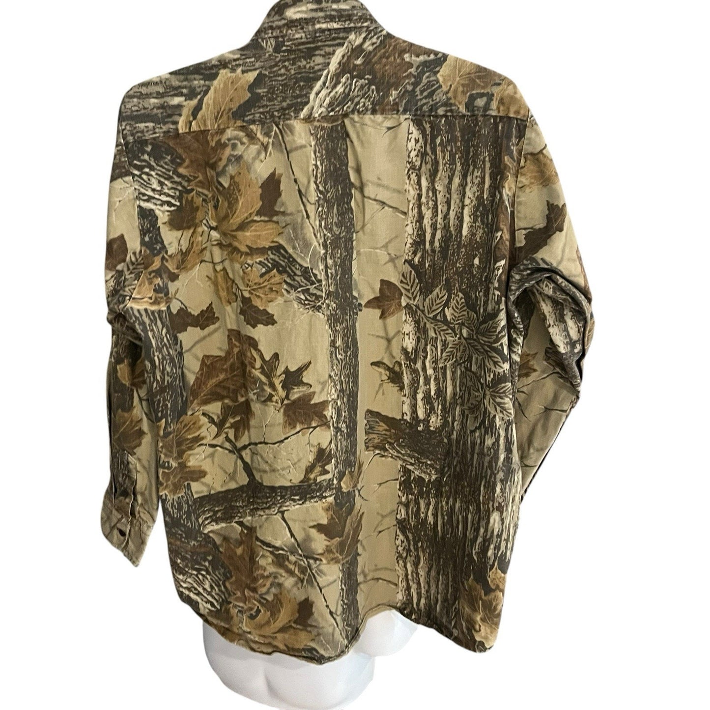 Vtg RedHead Men's XL realtree Camo pattern hunting hiking button up shirt USA