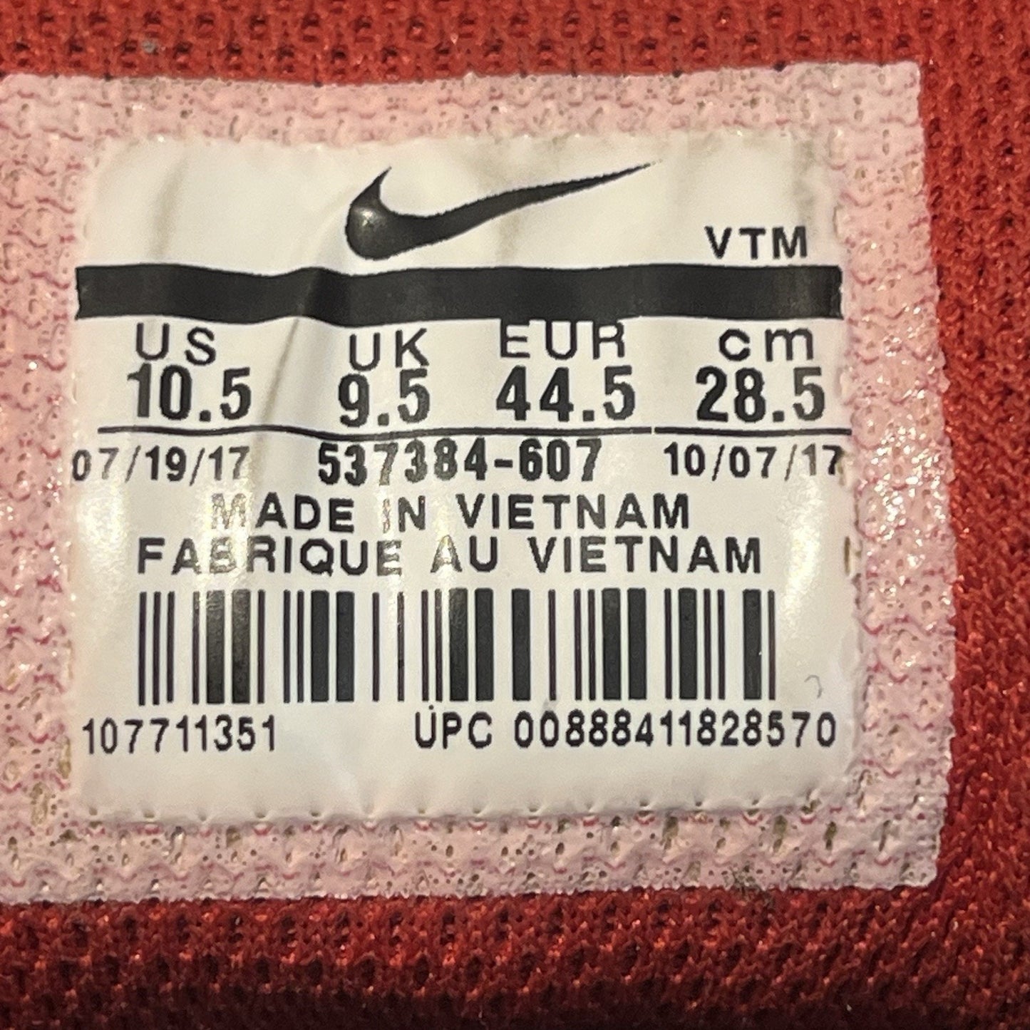 Nike Air Max 90 Essential Game Red-Elemental Gold Sz 10.5 Rare! [537384-607]