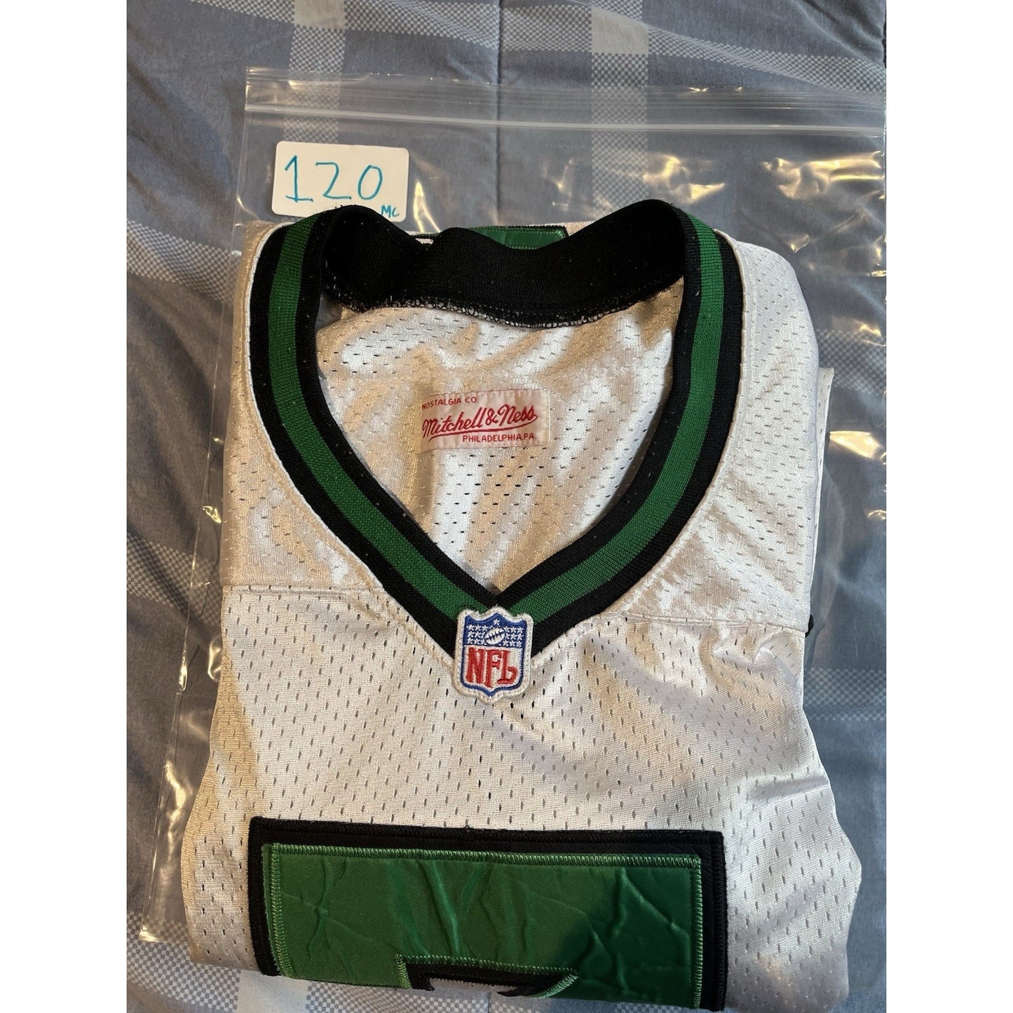 Vtg Mitchell & Ness Men's 3XL NFL #7 Boomer Esiason New York Jets 75 jersey