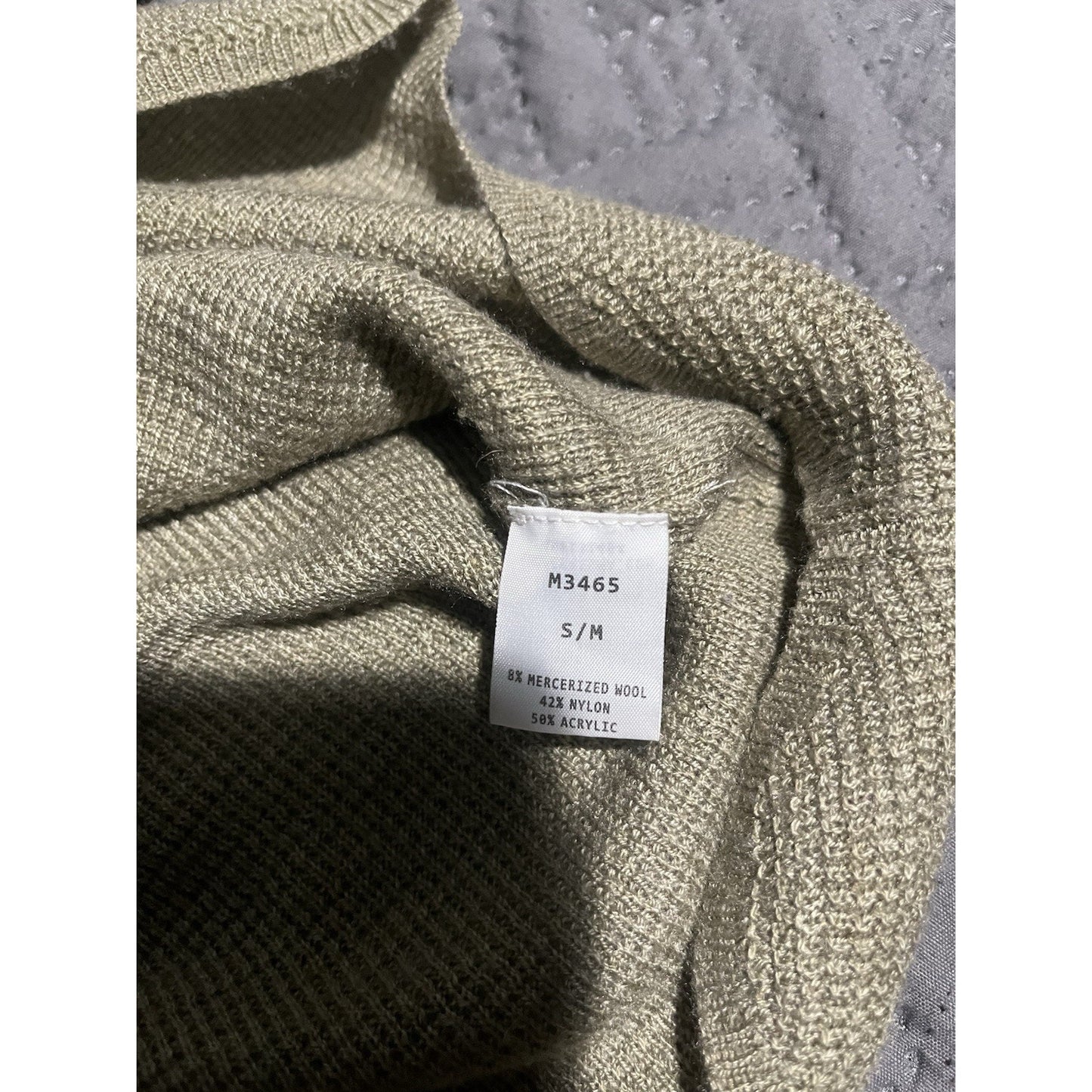 Kerisma Womens S/M brown Ribbed Knit Oversized Batwing dolman sweater