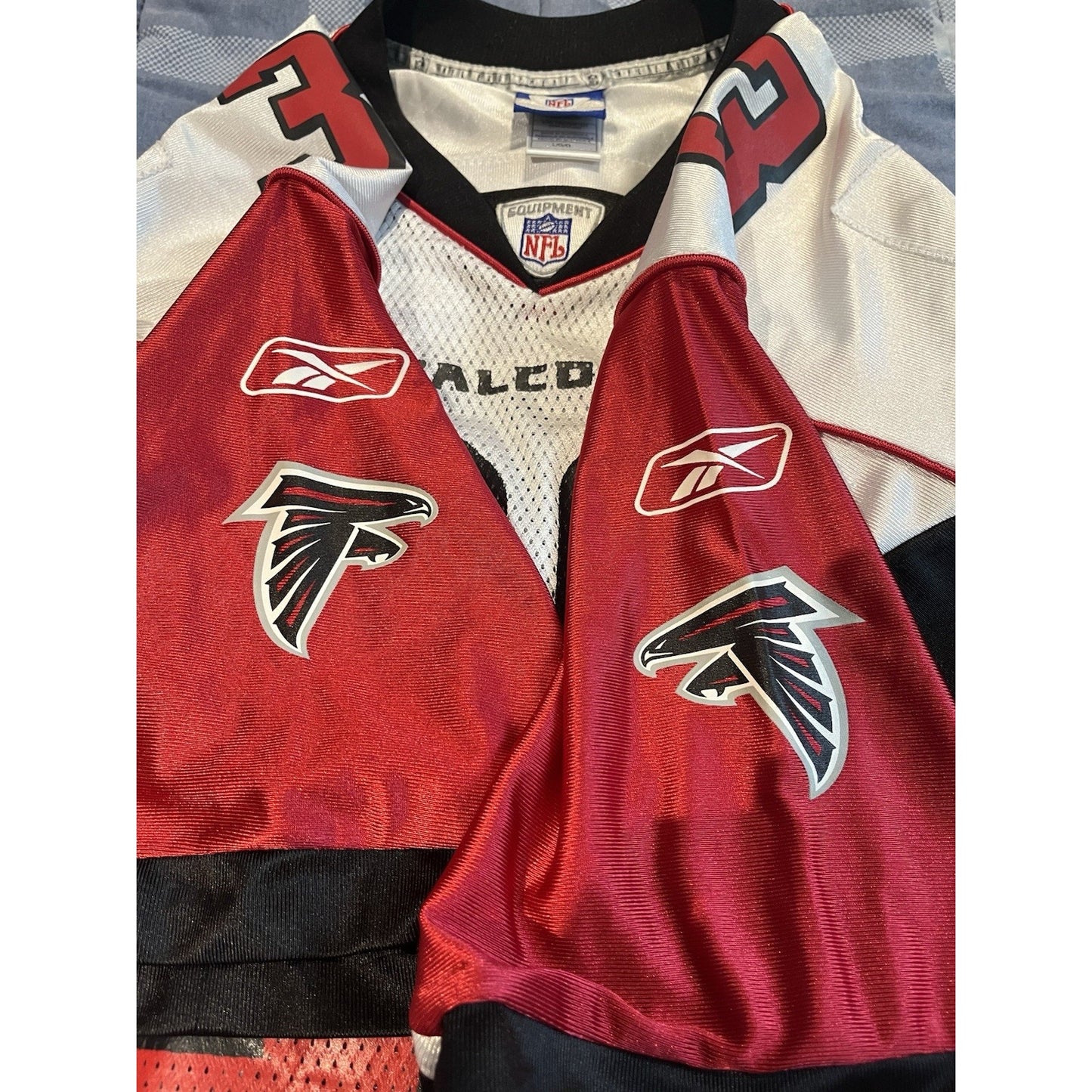 Vtg Reebok NFL Men's L#33 Michael Turner Atlanta Falcons NFL Football Jersey