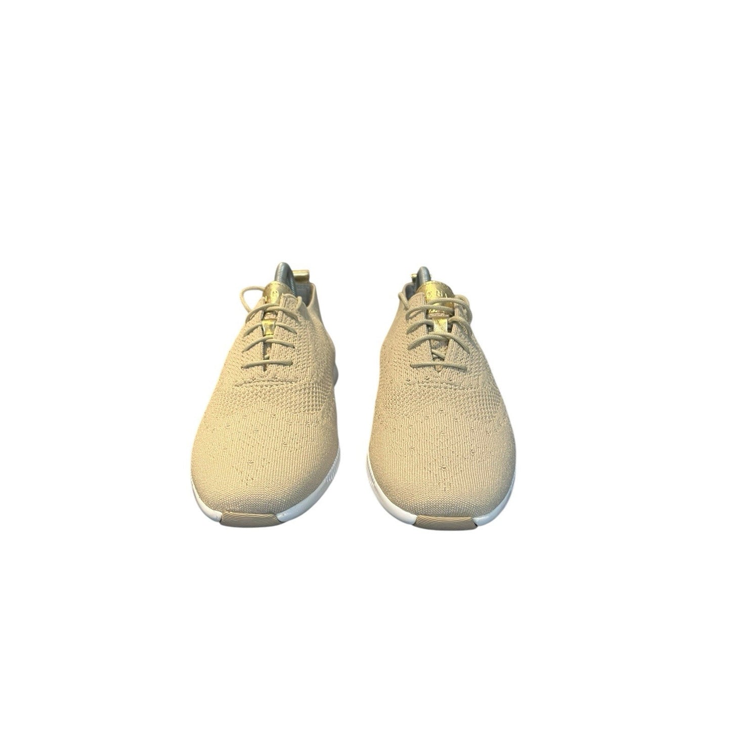 Cole Haan Women's 2 Zerogrand StitchLite Knit beige Wingtip W28586 Sz 10 1/2 B