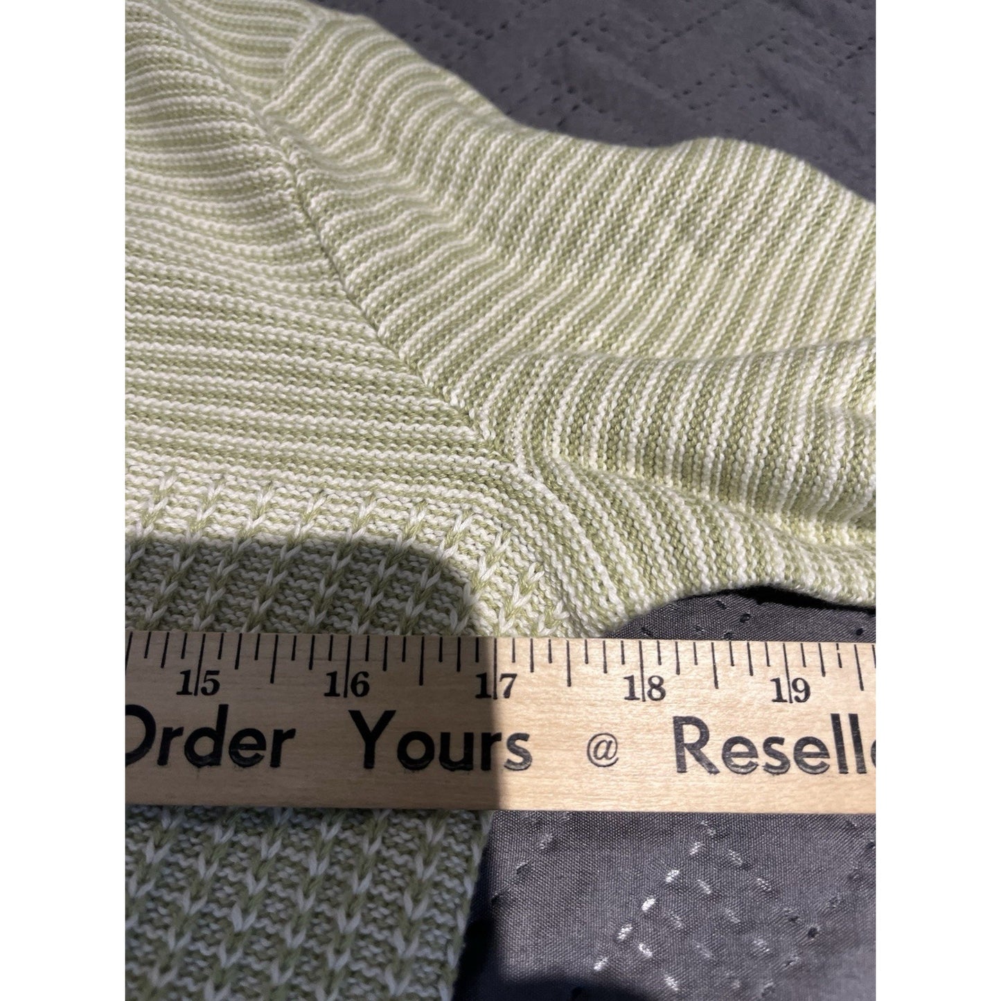 Liz Claiborne women's S Acacia Green 1/4 zip long sleeve sweater NWT