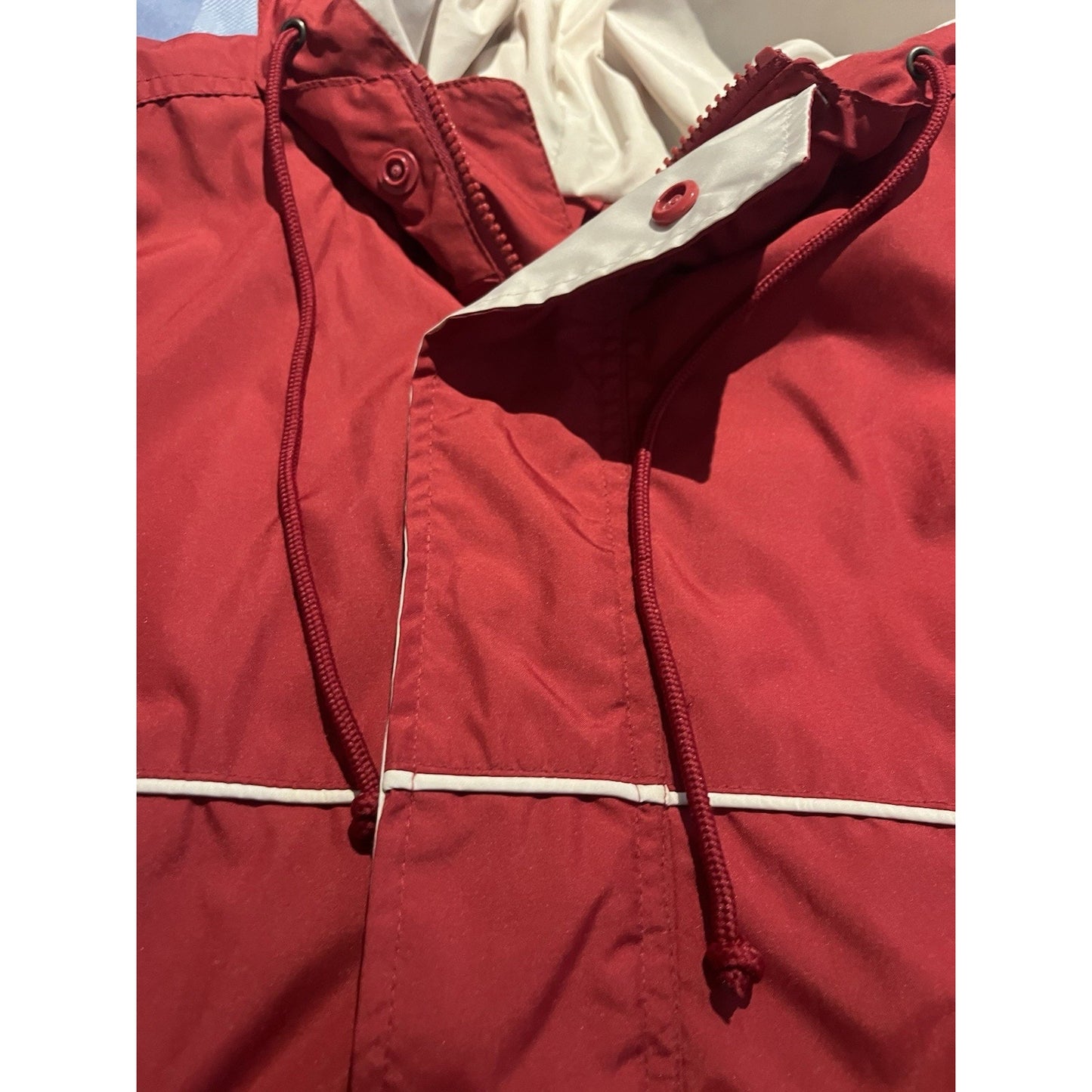 Vtg Antigua Sport Men's L full zip/button Ohio State Buckeyes hooded jacket