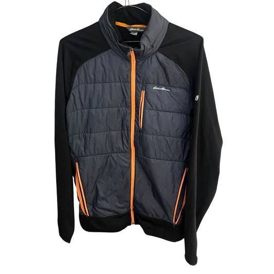 Eddie Bauer Freeheat men's XL full zip hooded puff jacket