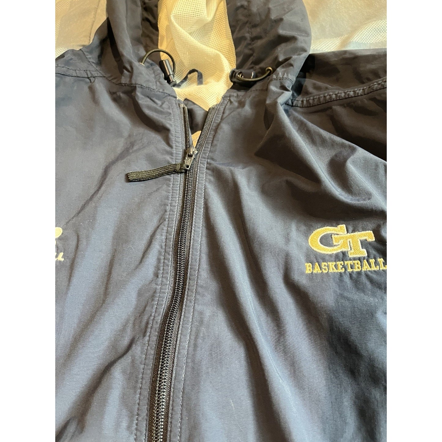 Russell Athletic Men's XL Georgia Tech Basketball full zip windbreaker jacket