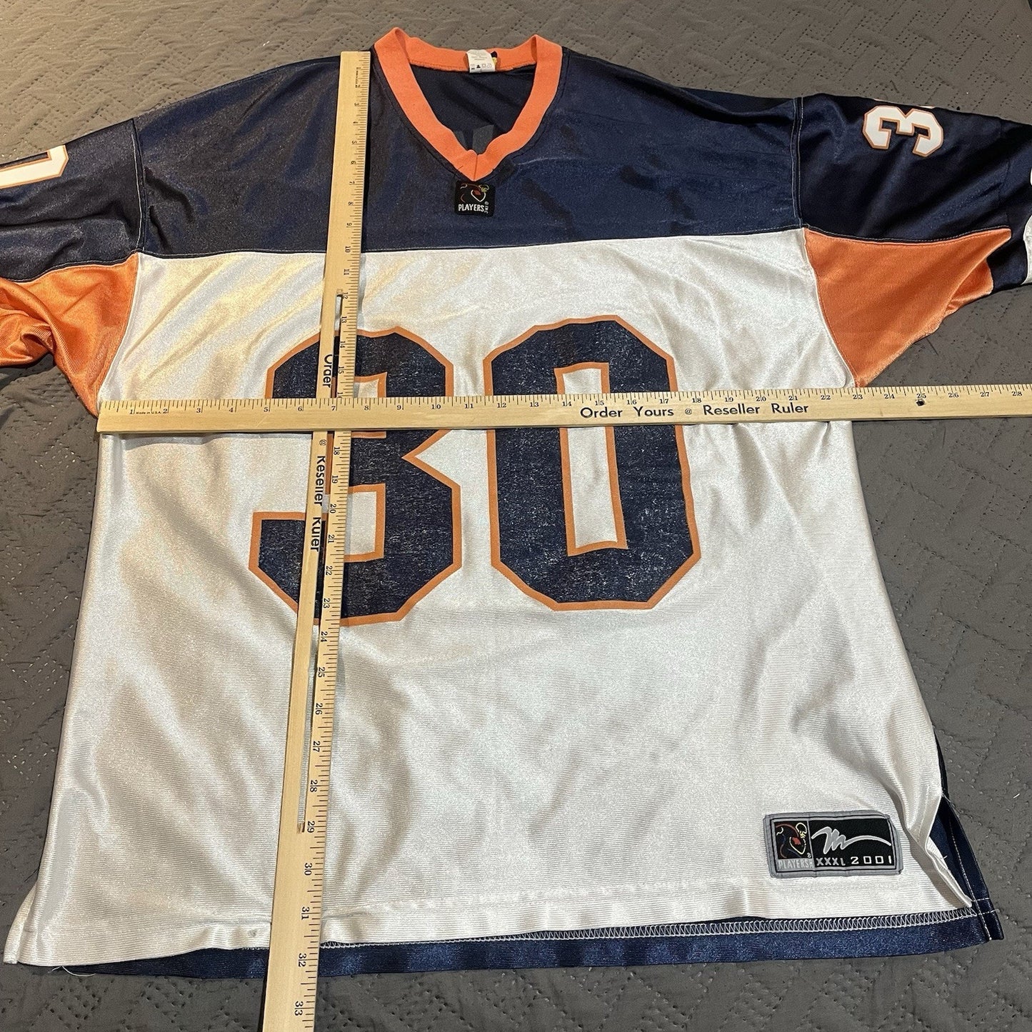 Vtg Pro Moves players inc Men's XL Denver Broncos #30 Terrell Davis jersey