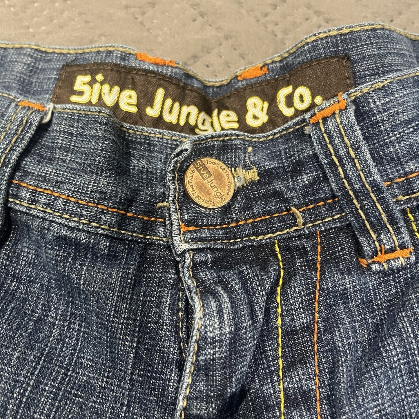 5ive Jungle Co y2k Men's 34 baggy jean's