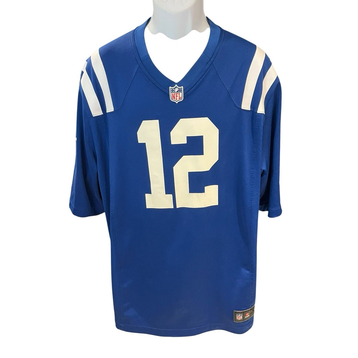 Nike On Field Men's 2XL #12 Andrew Luck Indianapolic Colts football jersey