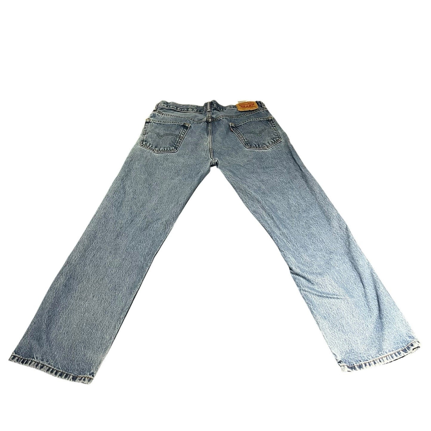 Levi's 550 Men's Relaxed Fit Jeans - Denim Blue Jeans Light Wash Size 36x32