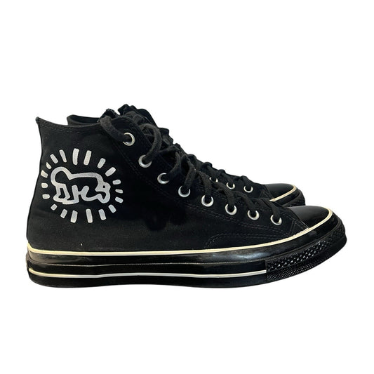 Keith Haring x Converse sneakers 70, black with white trim Mens 11.5 /Wmn's 13.5