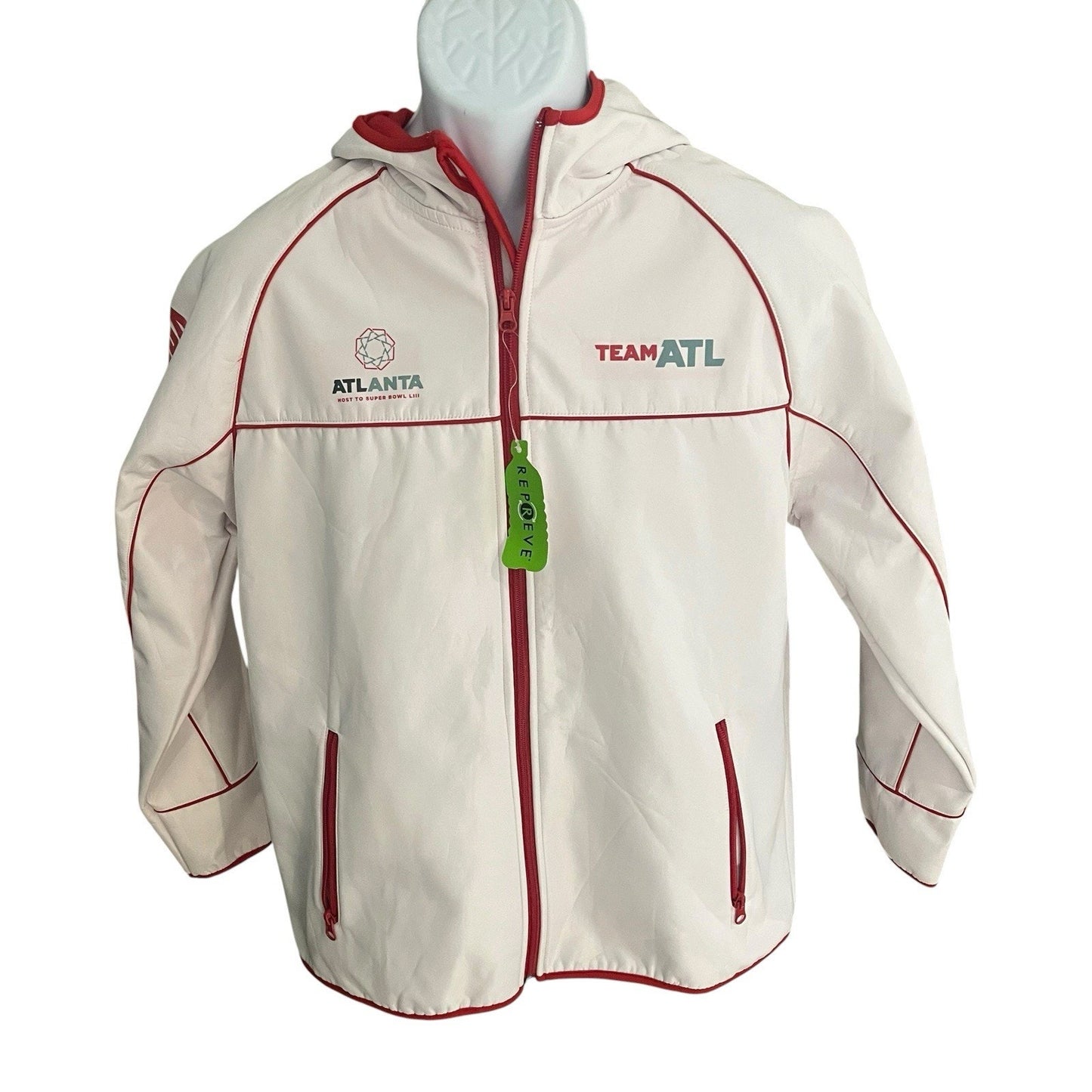 Team Atlanta Volunteer Hooded Jacket Size-L LIII Super Bowl 53 Atlanta NWT