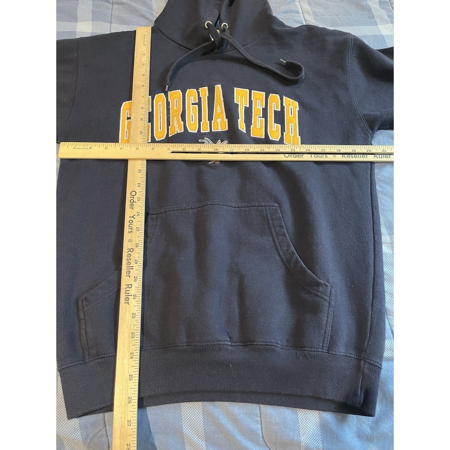 OVB Men's S Georiga Tech yellow jacket's embroidered hoodie