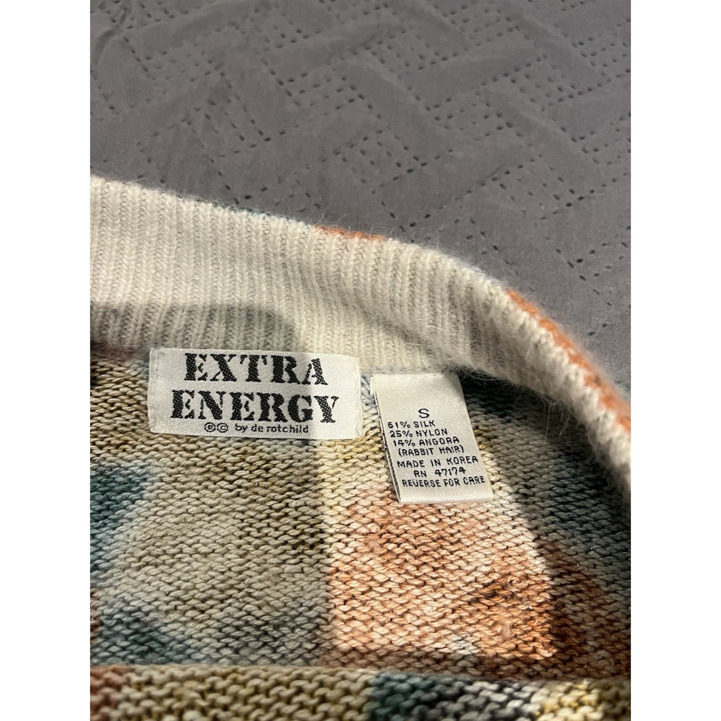 Extra Energy by de rotchild Women's S silk blend all over floral print sweater