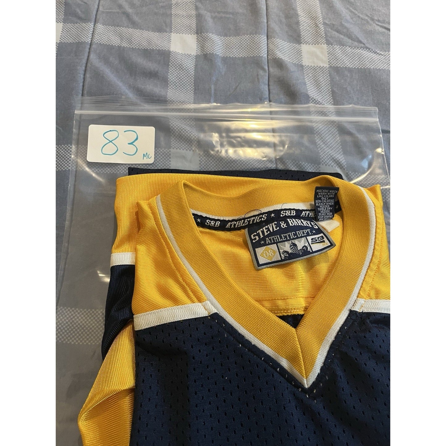 Vtg Steve & Barry’s Men's M West Virginia Mountaineers football Jersey