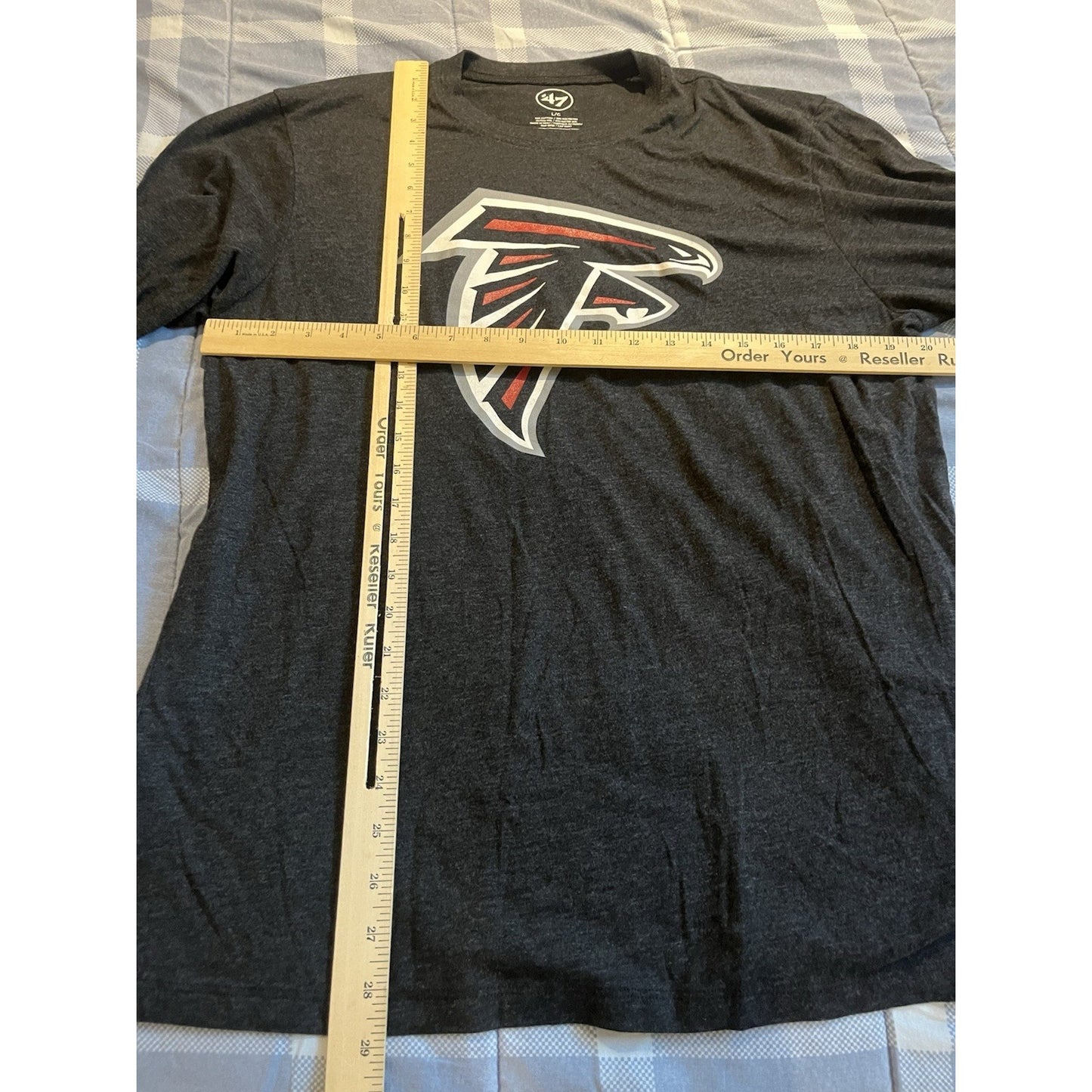 NFL Atlanta Falcons '47 Brand Charcoal Long Sleeve T-Shirt Adult Size L