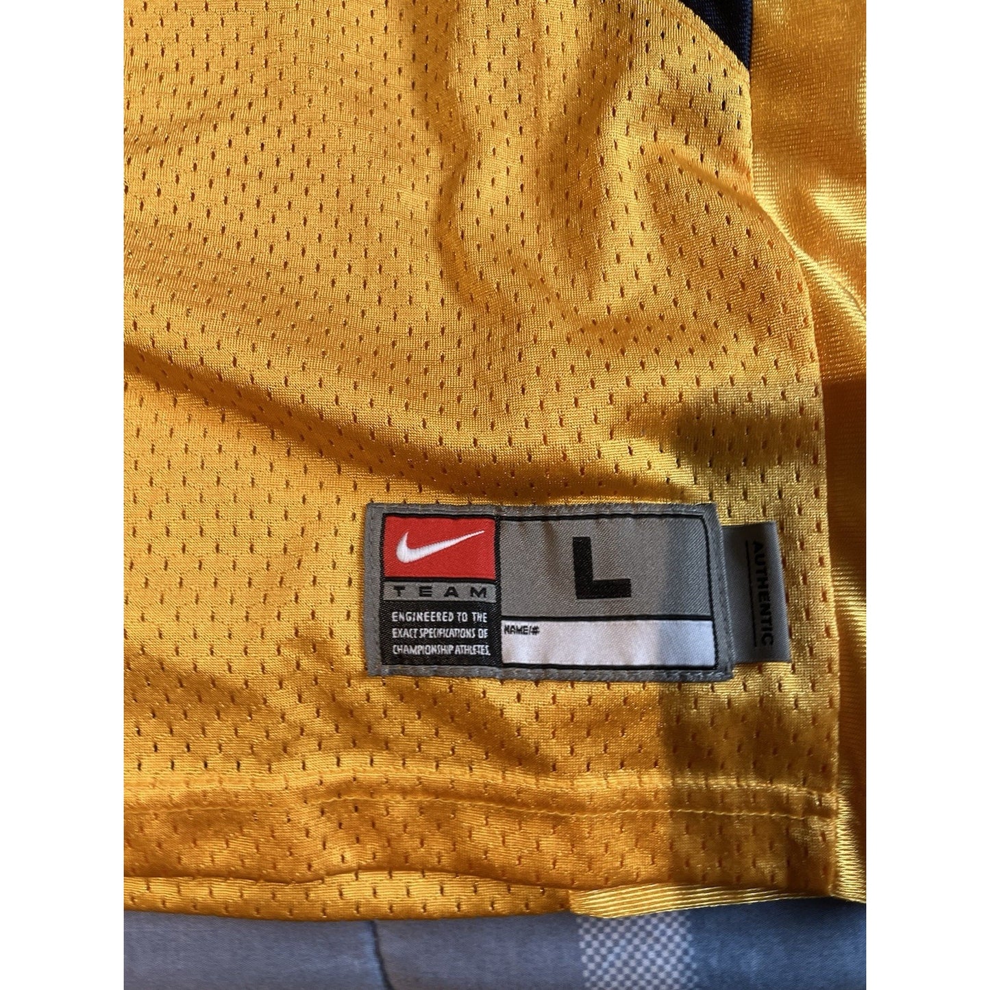 Nike Team Men's L #5 Pat White West Virginia Mountaineers WVU Football Jersey