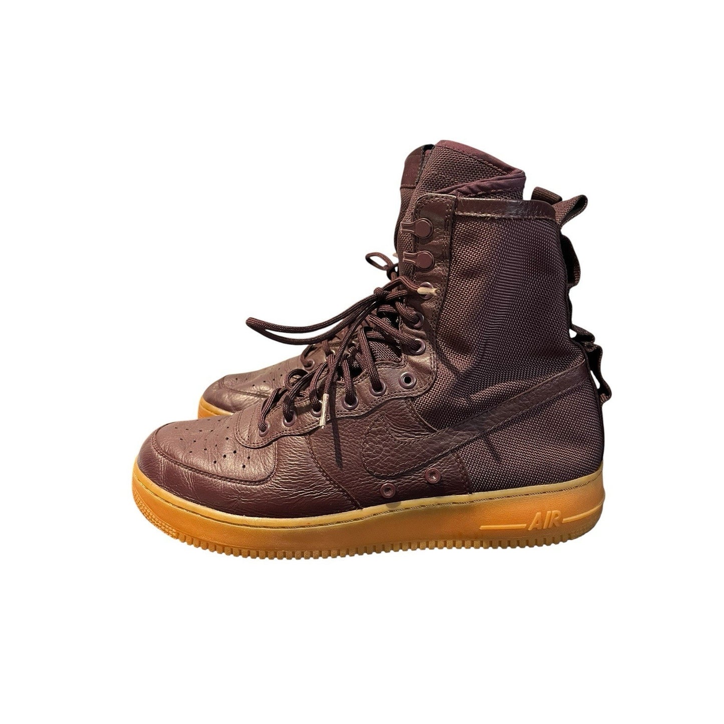 Nike SF Air Force 1 Deep Burgundy Gum 2017 Size 11.5 Sneakers Shoes 864024-600