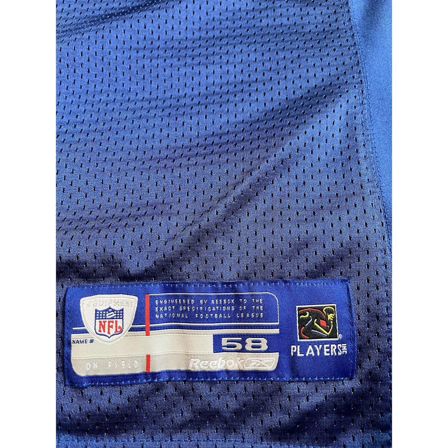 Reebok NFL Men's 3XL/58 New York Giants #10 Eli Manning football jersey