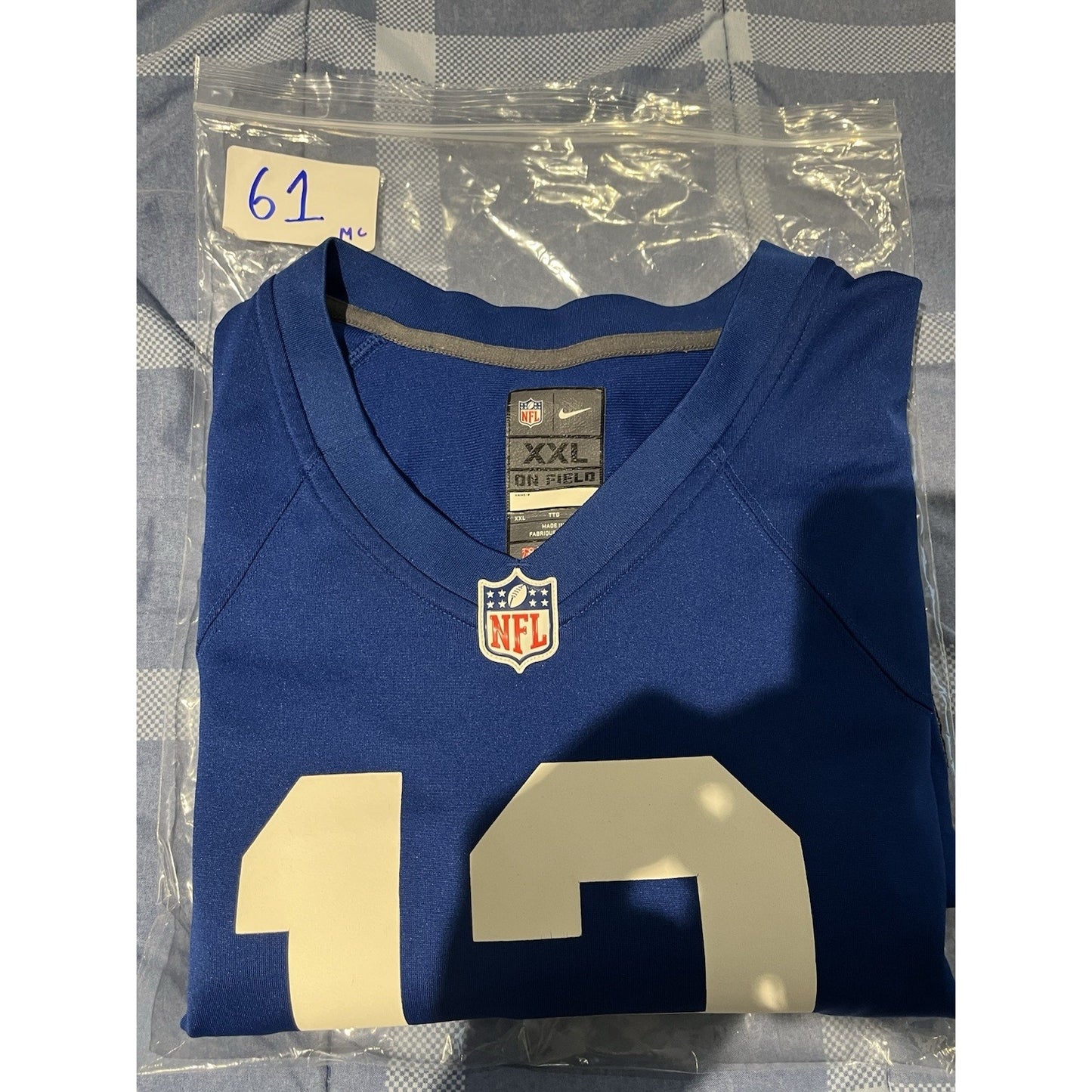 Nike On Field Men's 2XL #12 Andrew Luck Indianapolic Colts football jersey