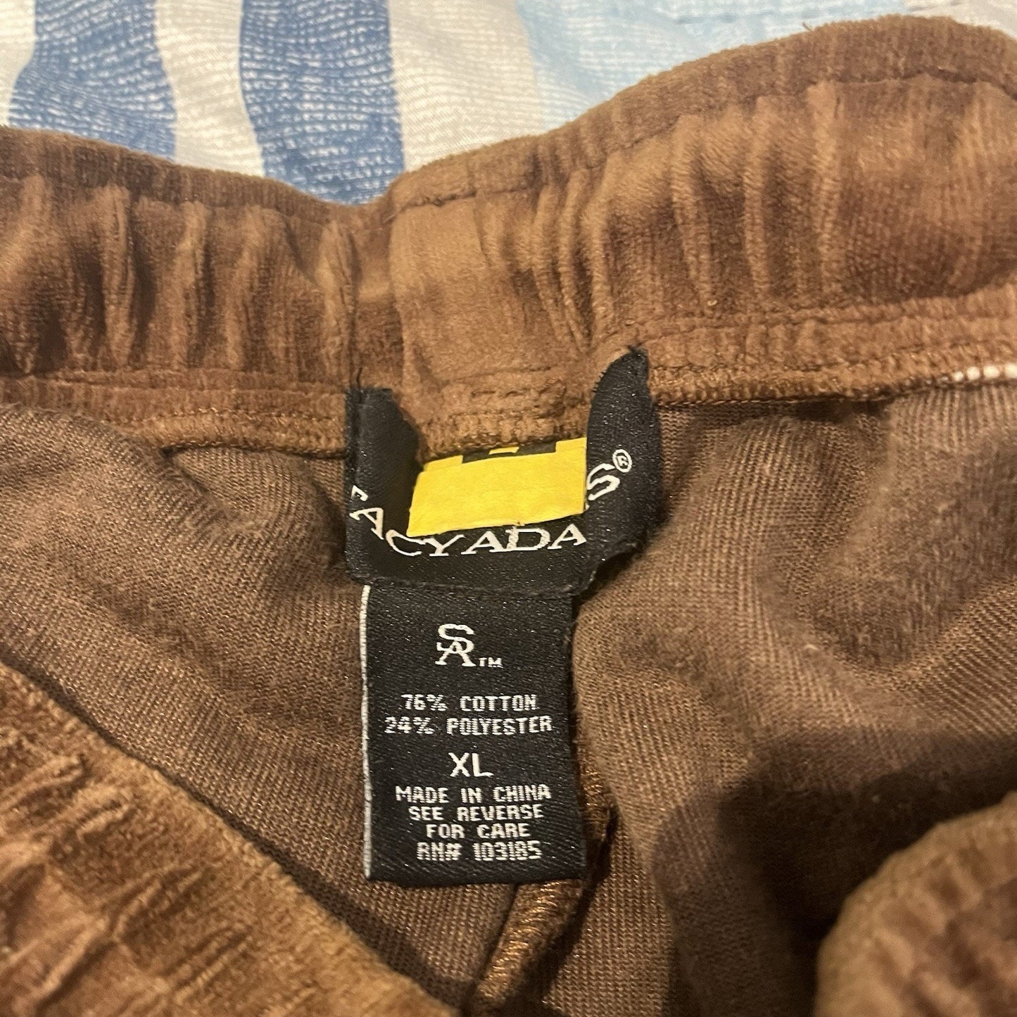 VTG Stacy Adams men's XL brown full zip fleece tracksuit