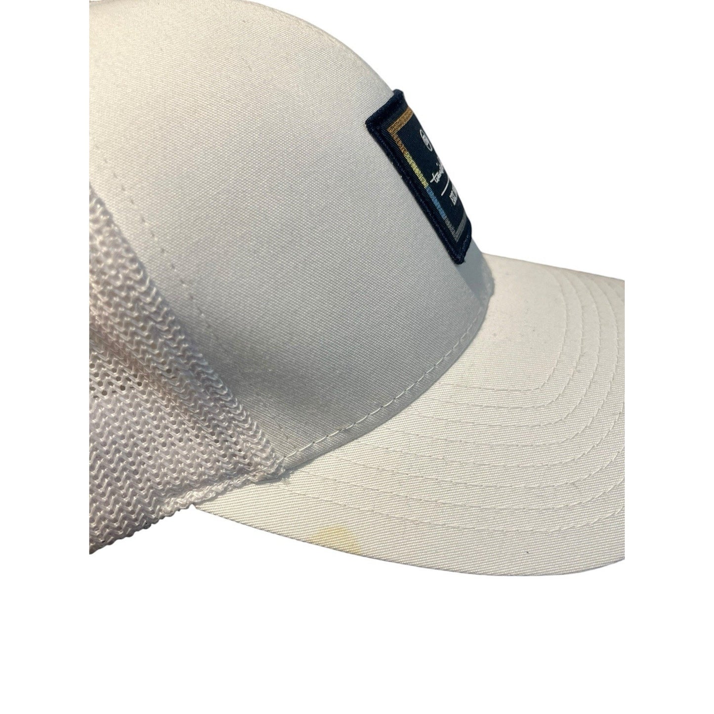 Travis Mathew Hat Cap Sz L/XL White Flexfit Fitted Golf Baseball
