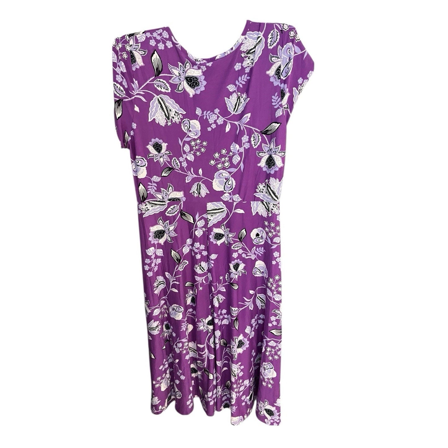 52 Seven Women's XL all over floral print purple nightgown NWT