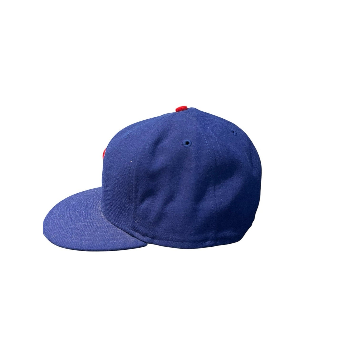 MLB-Chicago Cubs 59FIFTY On Field Fitted 7 1/2 New Era Blue/Red Hat Made In USA
