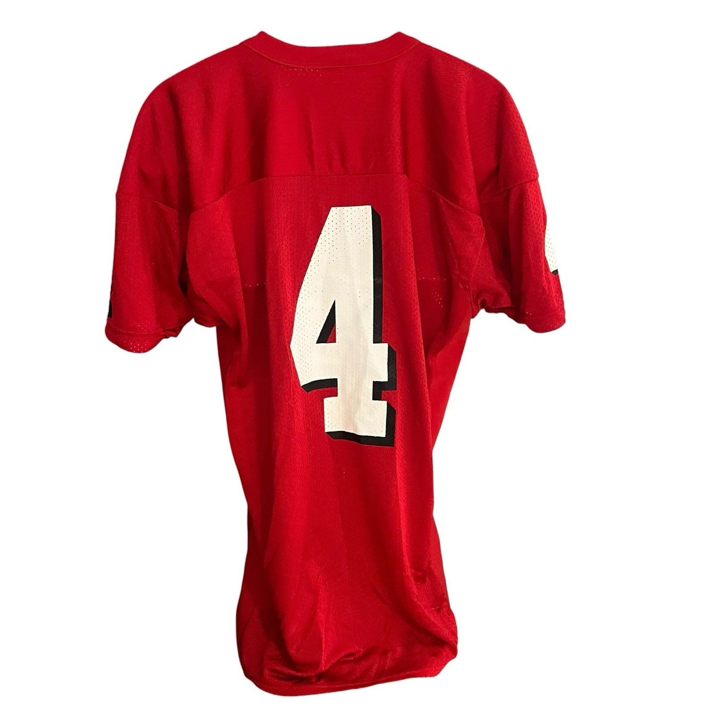 Vtg Russel Athletic Men's L #4 embroidered football jersey USA made