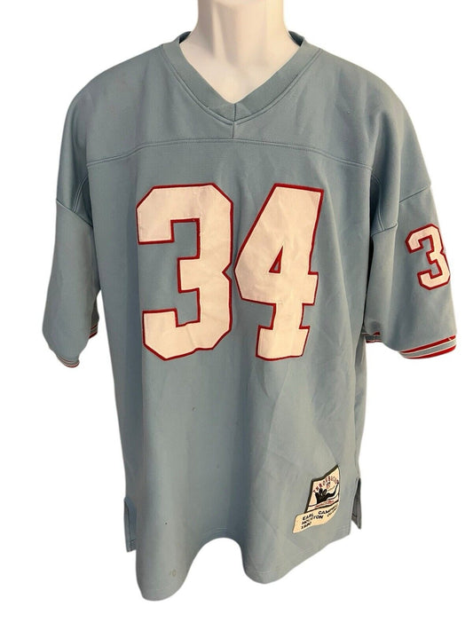 Mitchell & Ness size 52 #34 Earl Campbell Houston Oilers jersey