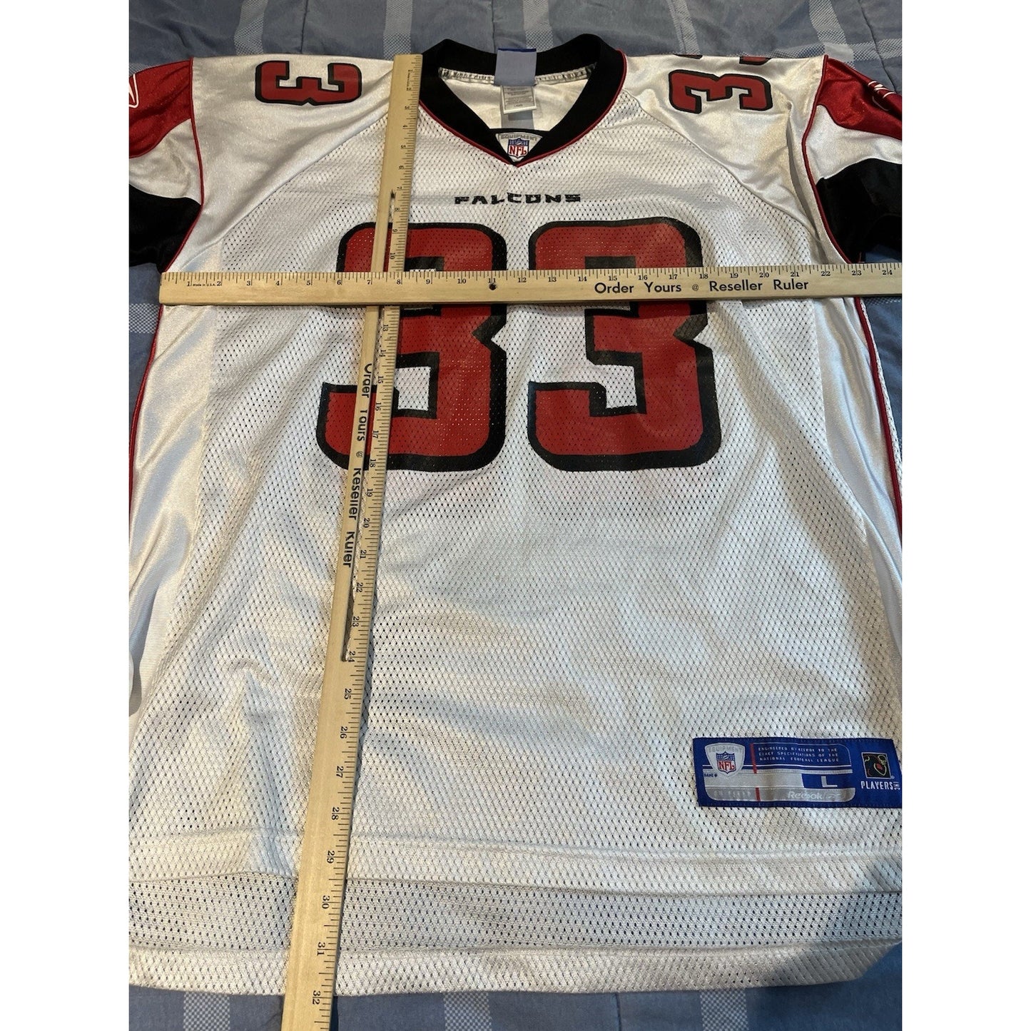 Vtg Reebok NFL Men's L#33 Michael Turner Atlanta Falcons NFL Football Jersey