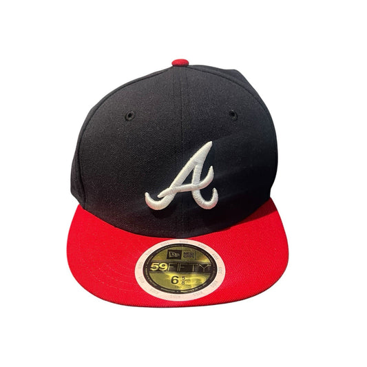 New Era 59Fifty 6 5/8 fitted on-field MLB Atlanta Braves fitted baseball cap NWT