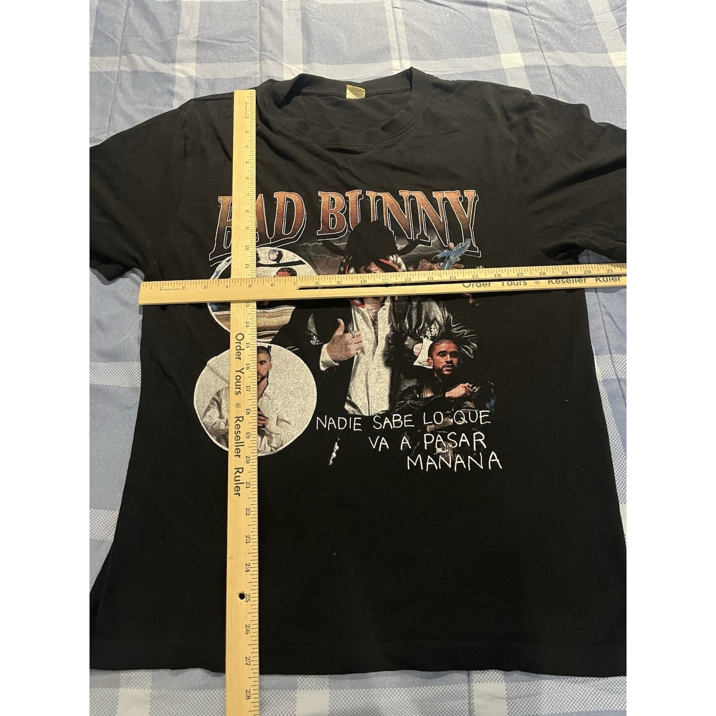 Bad Bunny Men's M ''Nadie Sabe Lo Que Va A Pasar Manana'' 2024 Most Wanted shirt