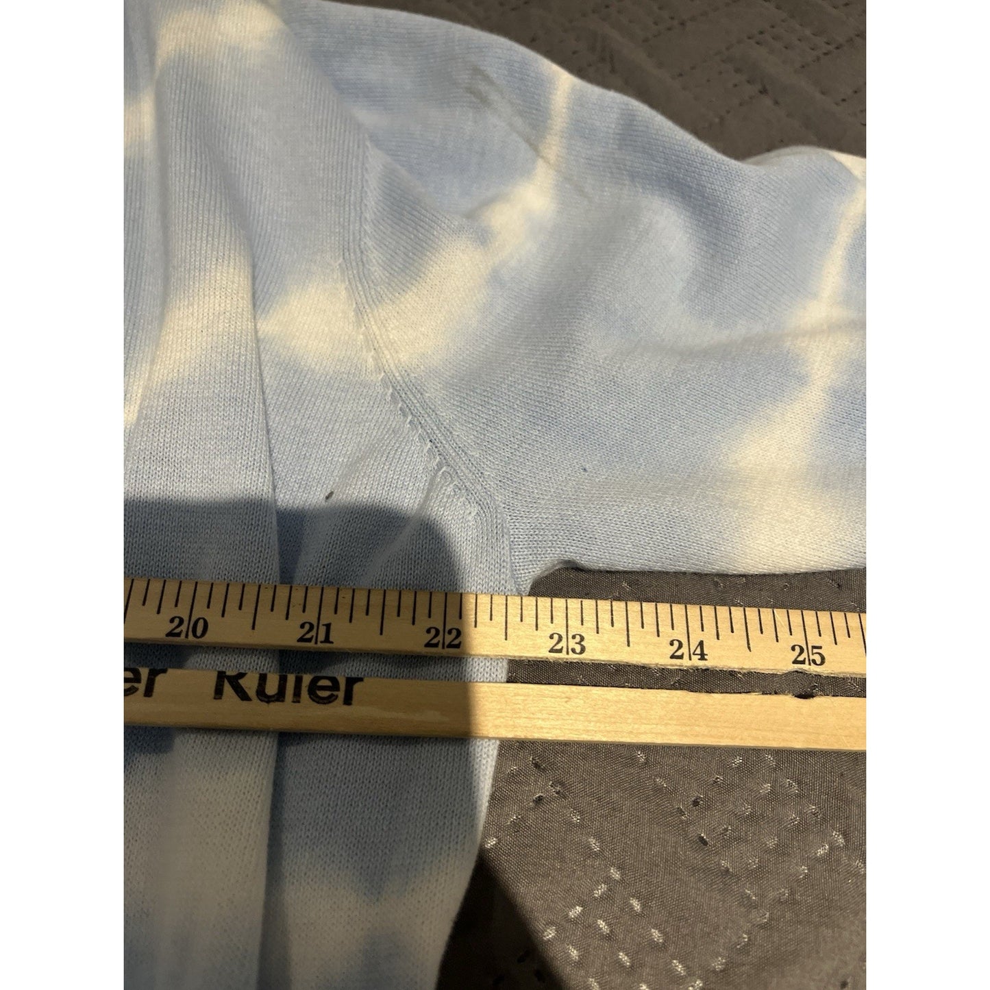 Calvin Klein Women’s XL Cardigan Blue Tie Dye Light Open Front Sweater NWT