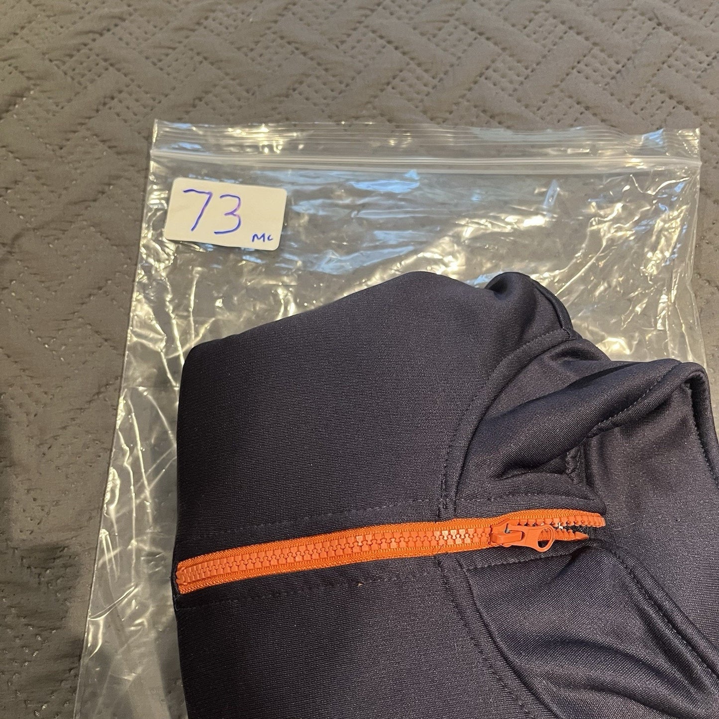 E5 Men's M Auburn Tigers University 1/4 zip jacket