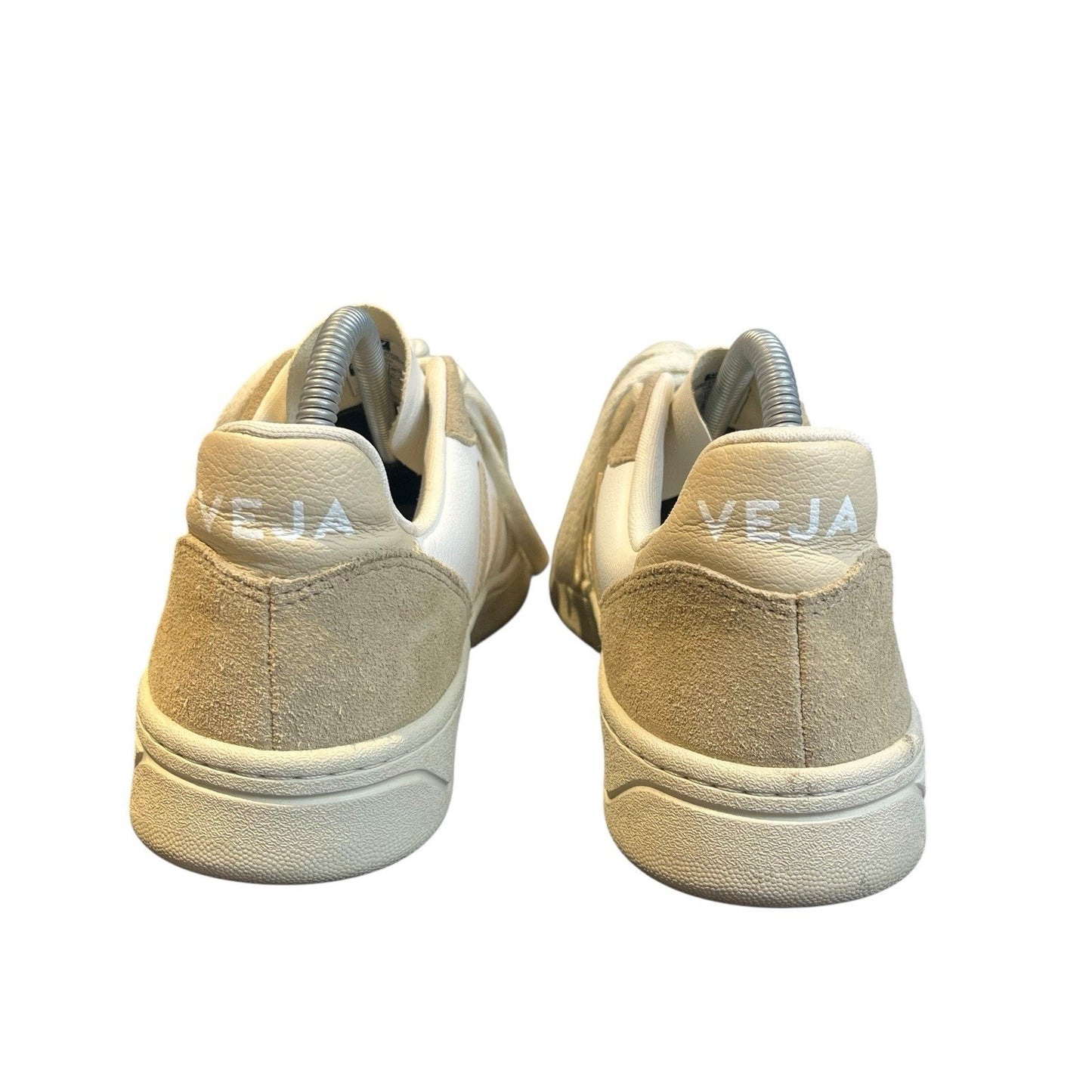 VEJA Men's 9 V-10 Sneaker leather Extra White/Natural/Sahara