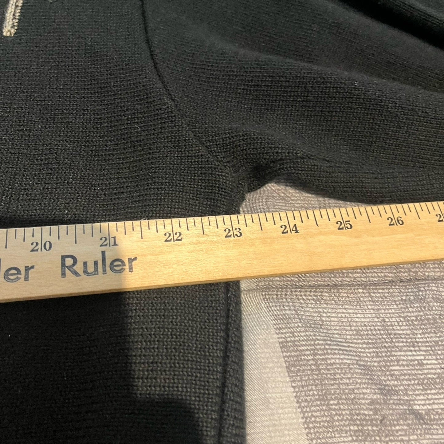 VTG Tosani Men's XL black/brown long sleeve crewneck knit sweater made in Canada