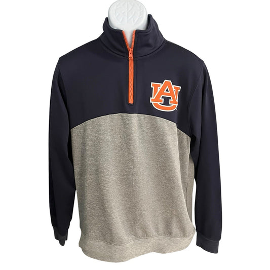 E5 Men's M Auburn Tigers University 1/4 zip jacket