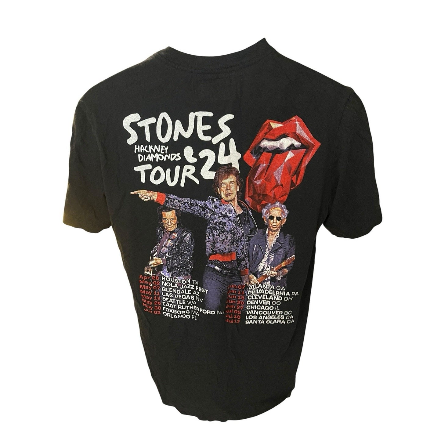 2024 ROLLING STONES HACKNEY DIAMONDS TOUR Men's M concert shirt