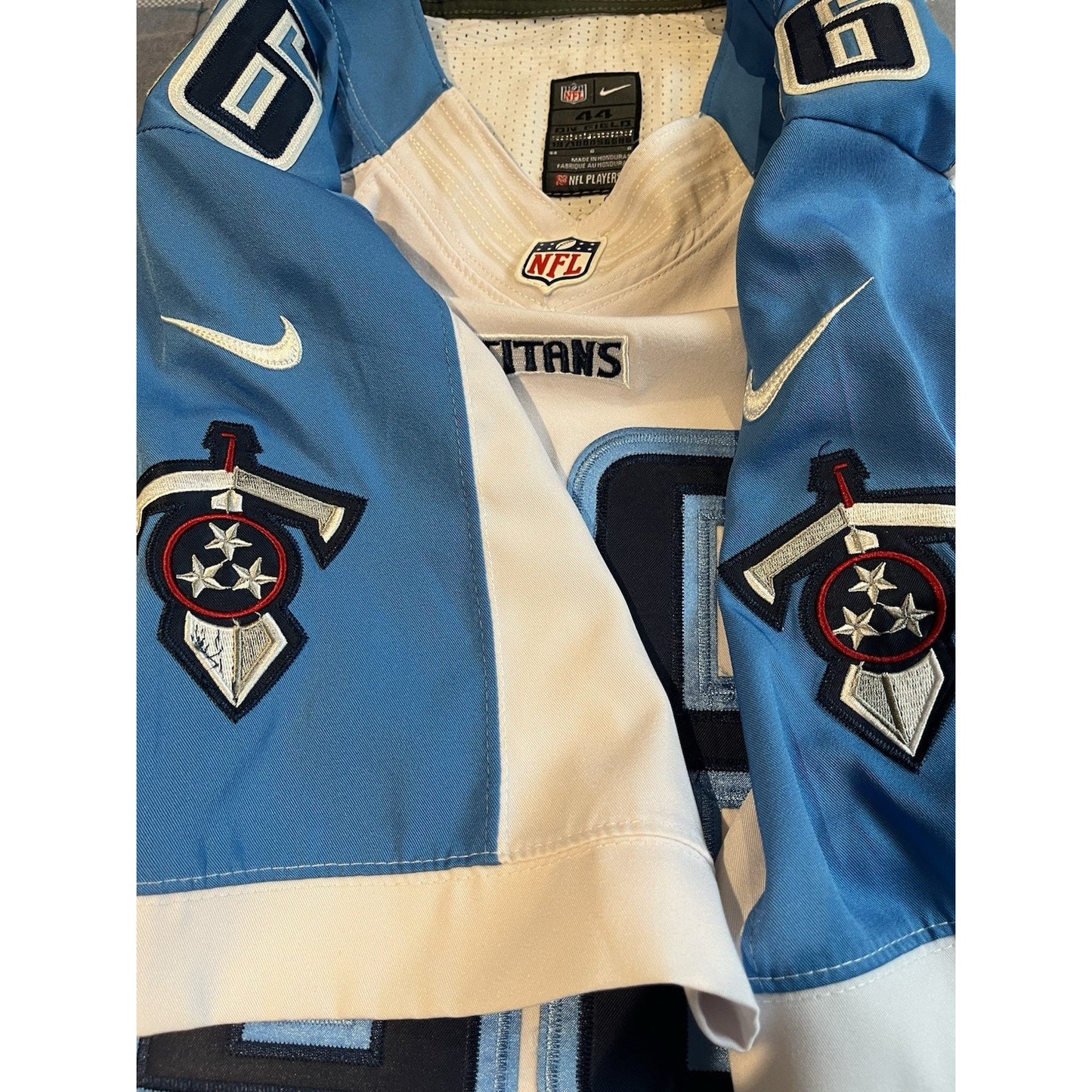 Nike Onfield NFL Men's L/44 Tennessee Titans #26 Andrews football jersey