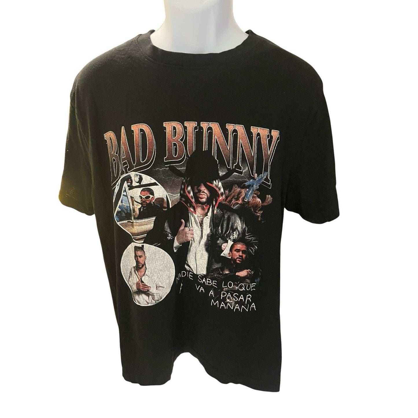 Bad Bunny Men's M ''Nadie Sabe Lo Que Va A Pasar Manana'' 2024 Most Wanted shirt