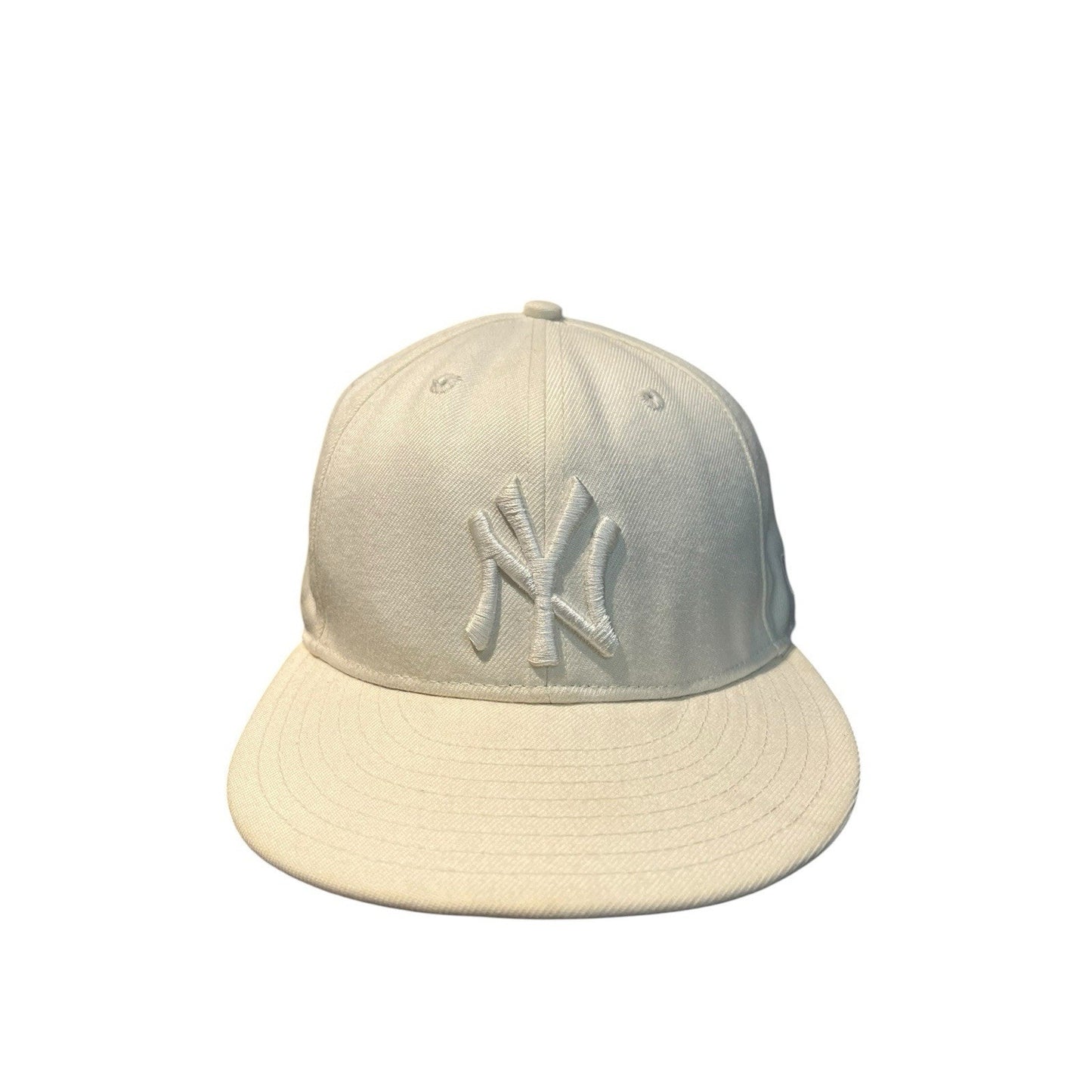 New Era 59Fifty 7 1/4 New york Yankees flat brim essential wool fitted hat