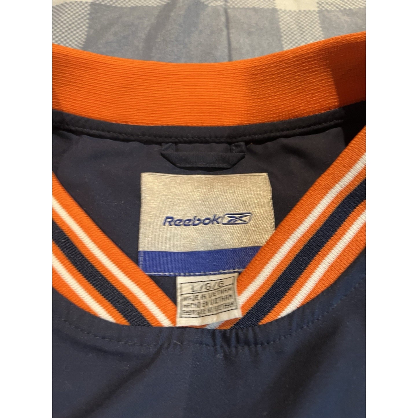 Vtg Reebok Men's L embroidered Super Bowl XLI 41 windbreaker