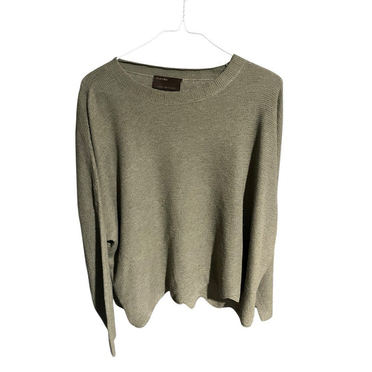Kerisma Womens S/M brown Ribbed Knit Oversized Batwing dolman sweater