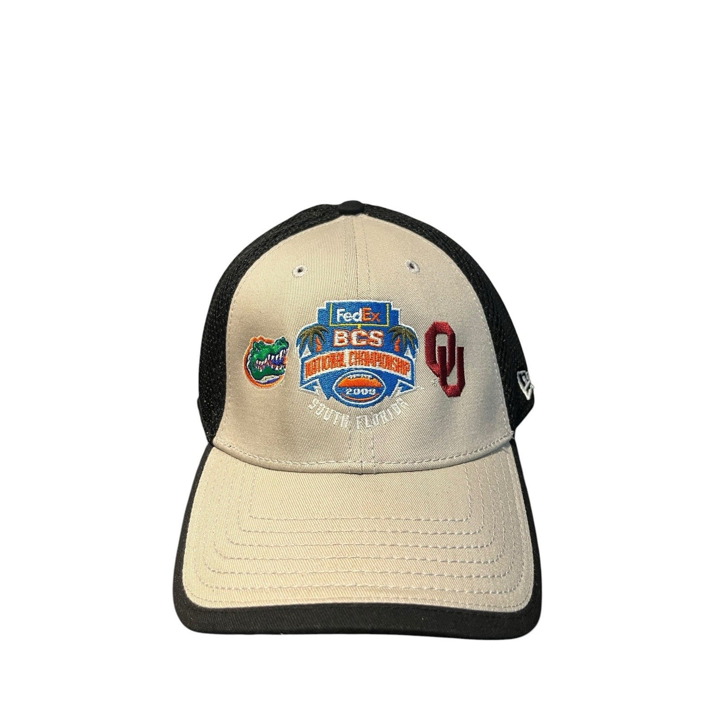 FedEx BCS National Championship Black Hat Cap 2009 South Florida New Era SZ M/L